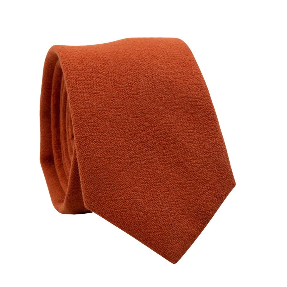 Dazi Terracotta Skinny Tie - NWT